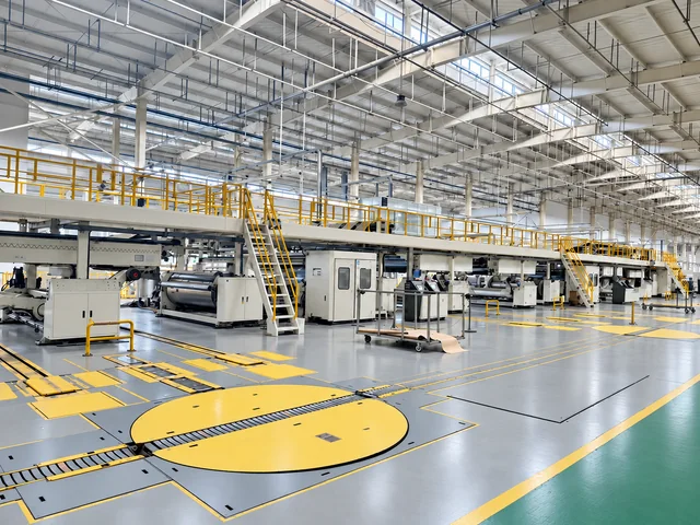 KFD corrugated-board production line in Laixi, Qingdao