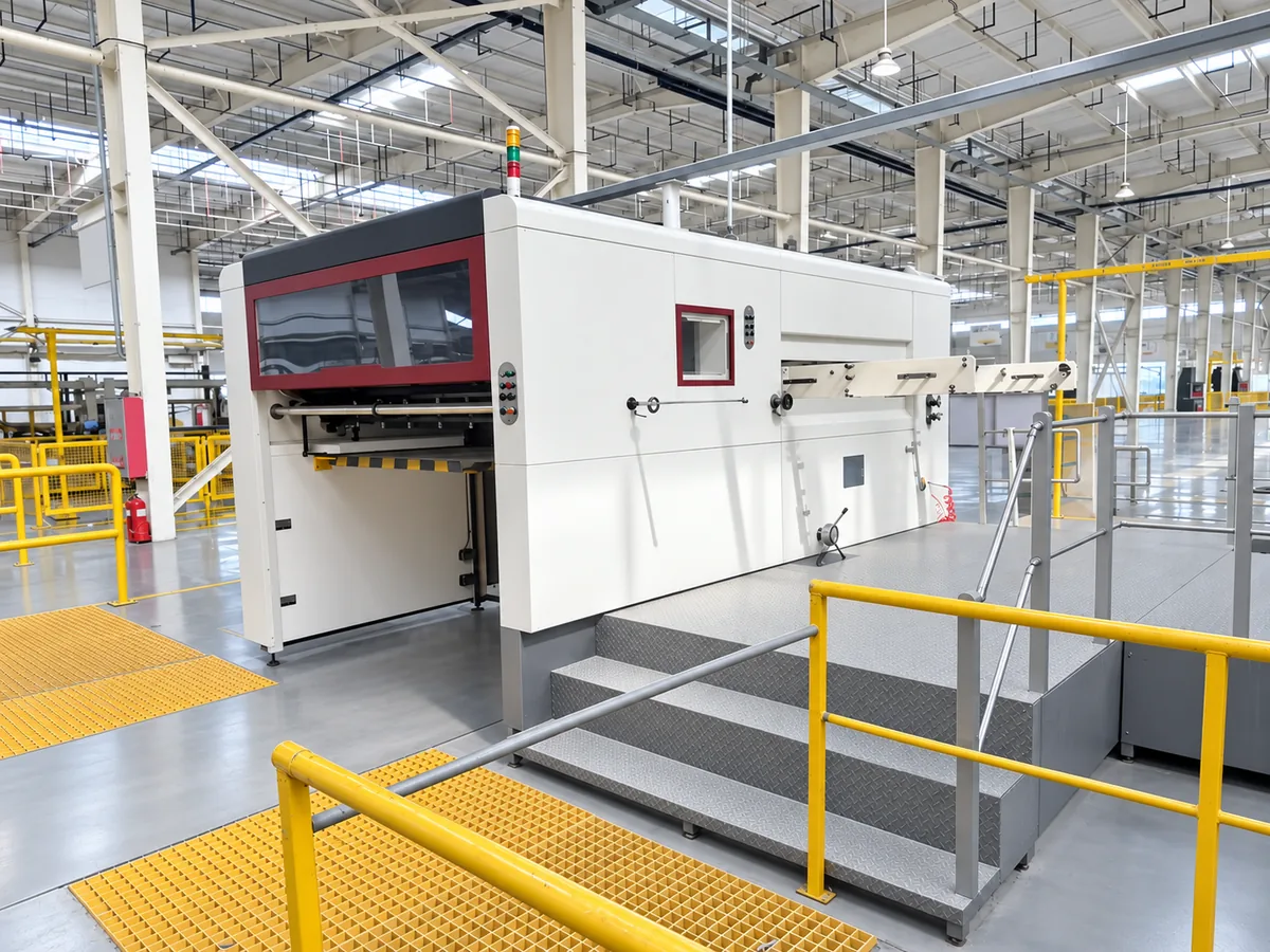 Carton die-cutting production line