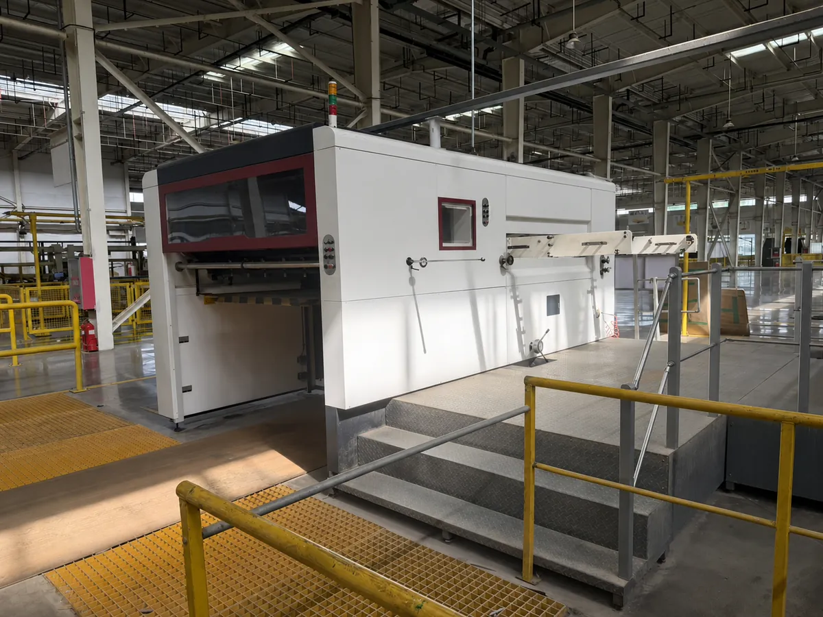 Unbranded die-cutting production line