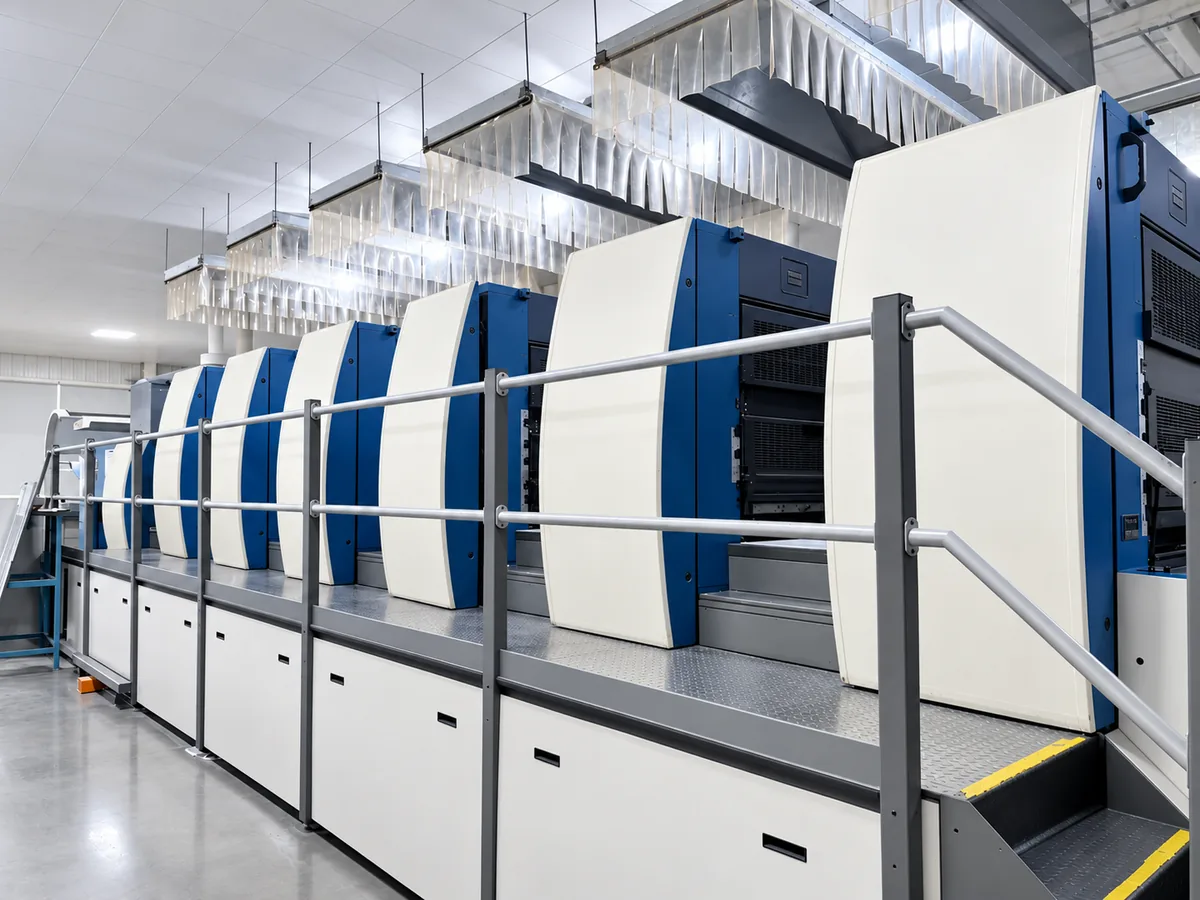 Packaging printing production line