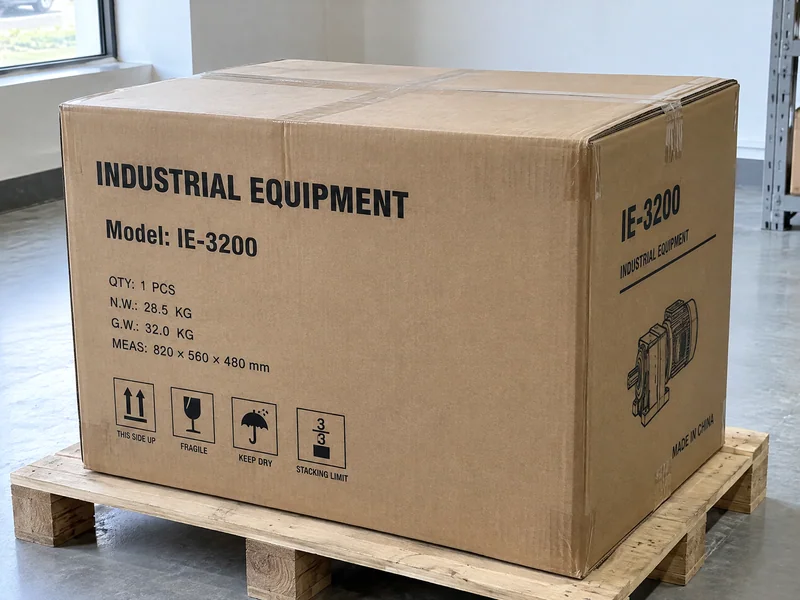 Shipping cartons — Packaging sample